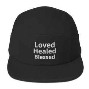 Loved Healed Blessed 5 Panel Cap