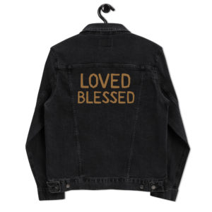 Loved Blessed Unisex Denim Jacket